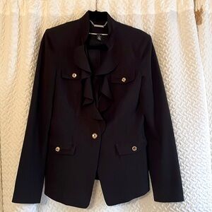 WHBM lined black blazer. Size 14